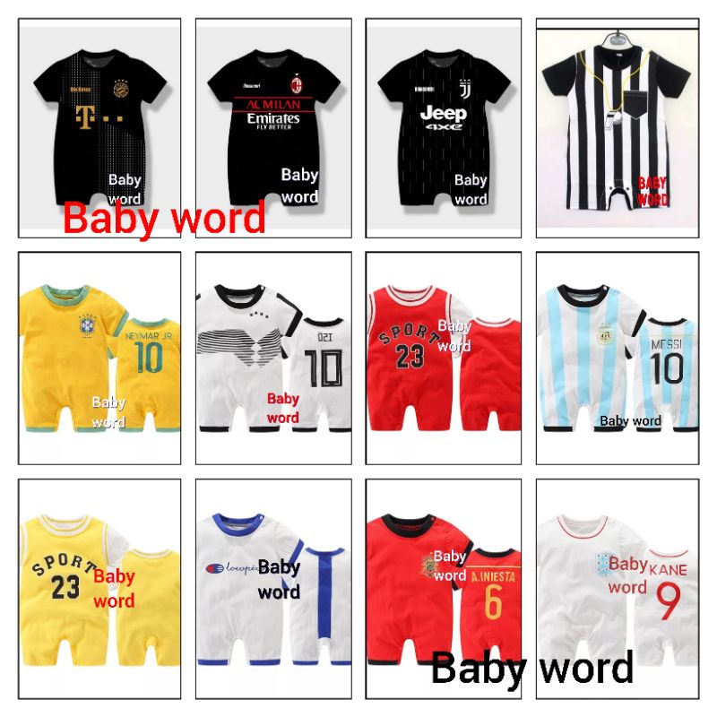 Romper Bayi Motif Bola SNI