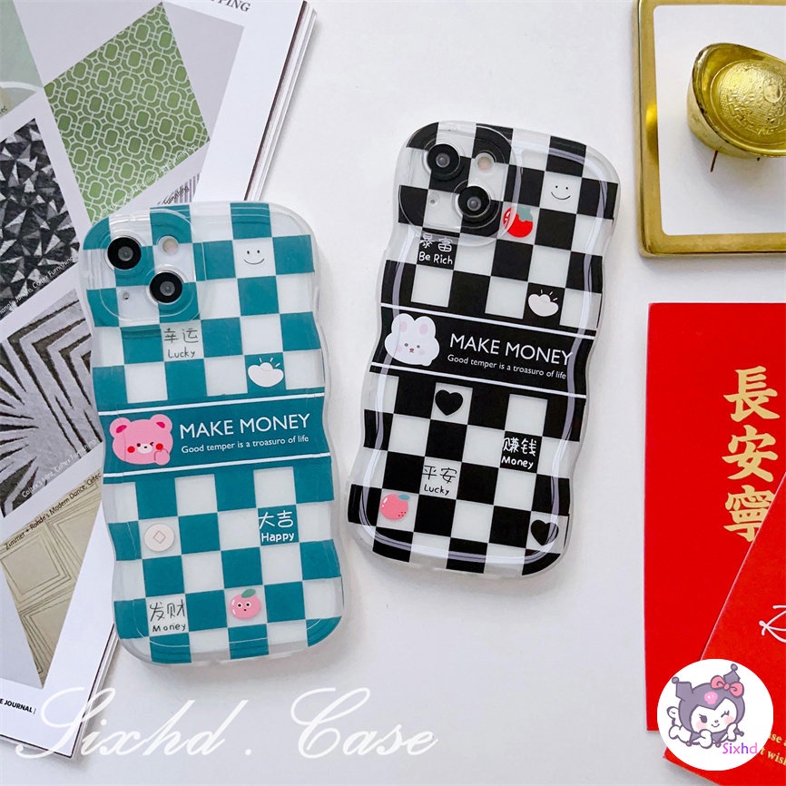 Soft Case Desain Gelombang Untuk OPPO A57 A76 A96 A16K A15 A16 A74 A55 A54 A53 A33 A32 A31 A9 A5 A5s Reno 8T 8Z 7Z 6Z 5Z 5 A95 A94 F92 A93 F11