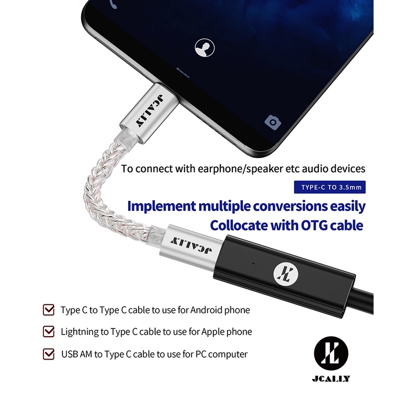JCALLY AP7 AKM4377ECB Portable Audiophile USB Audio DAC