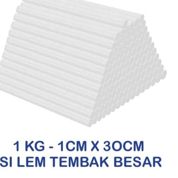 

ISI REFILL LEM TEMBAK BESAR 1 KG @ 35 STICK GLUEGUN LEM BAKAR BESAR - - BESAR KILOAN