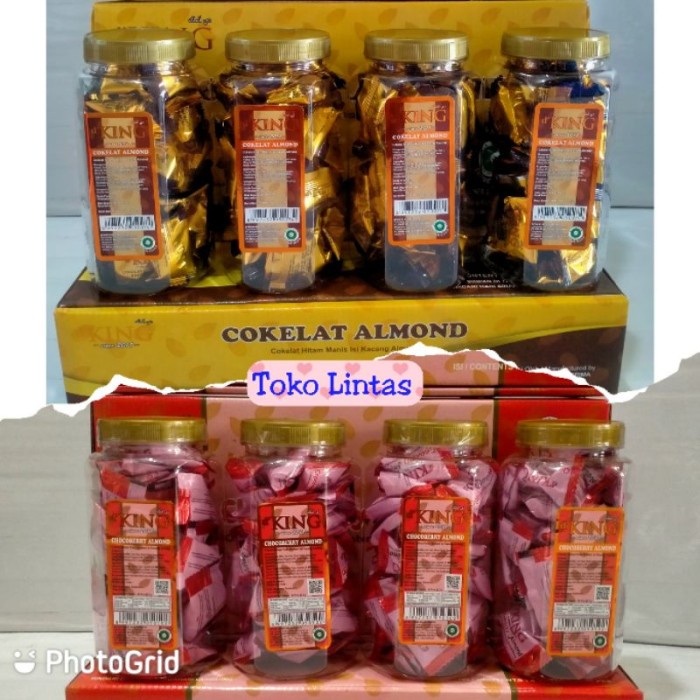 

Cokelat Almond Bonibol D'King Per Dus