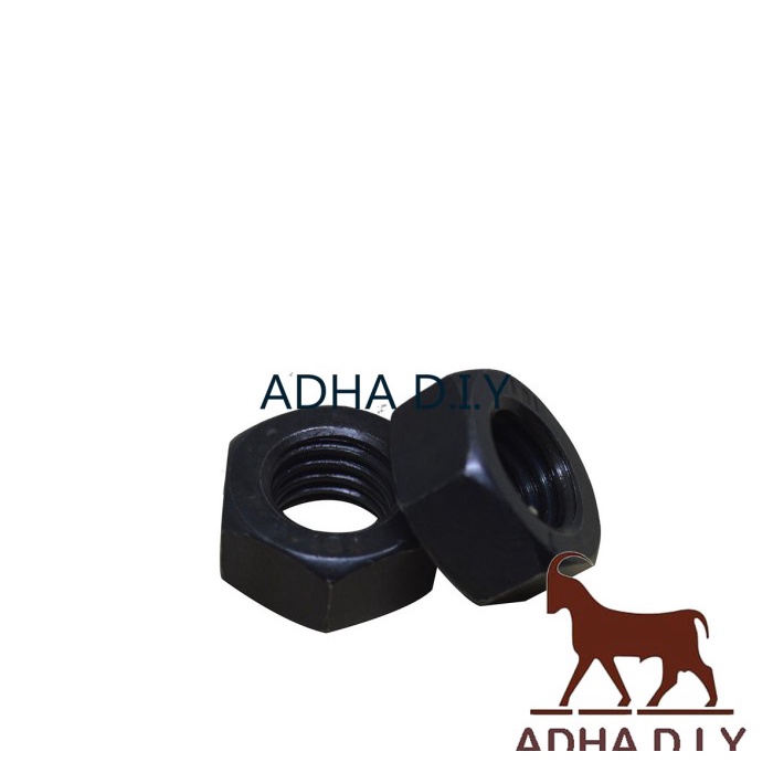 MUR BAUT M14 BAJA HITAM | MUR HEX BAUT BAJA HITAM 8.8 BAUT KUNCI 22 MM