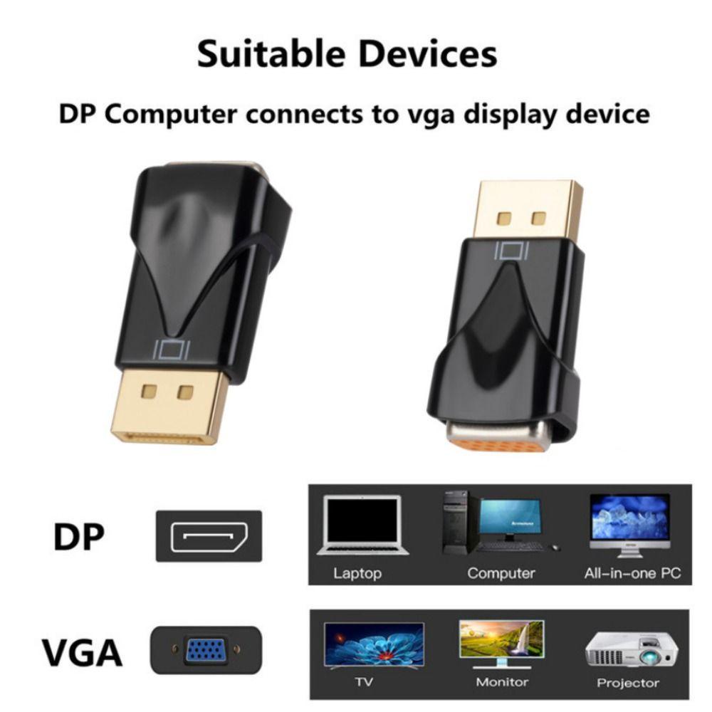Preva DP to VGA Adapter Kabel Komputer HDTV DisplayPort to VGA