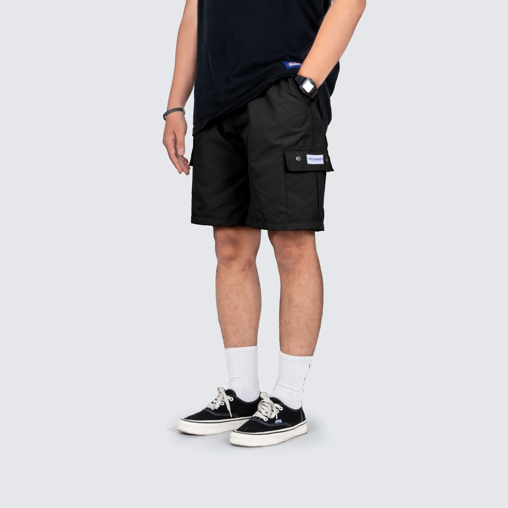 Northernape - Harsh Black Short Cargo Pants | Celana Pendek