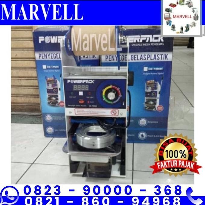 cup sealer manual powerpack digital counter cs m868i putih
