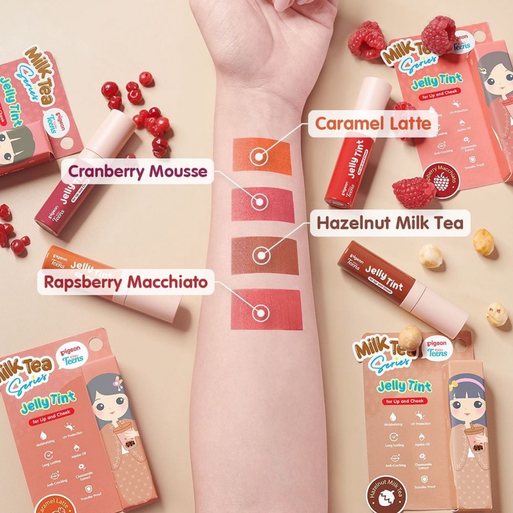 Pigeon Teens Jelly Tint Milk Tea Series | Lip Tint