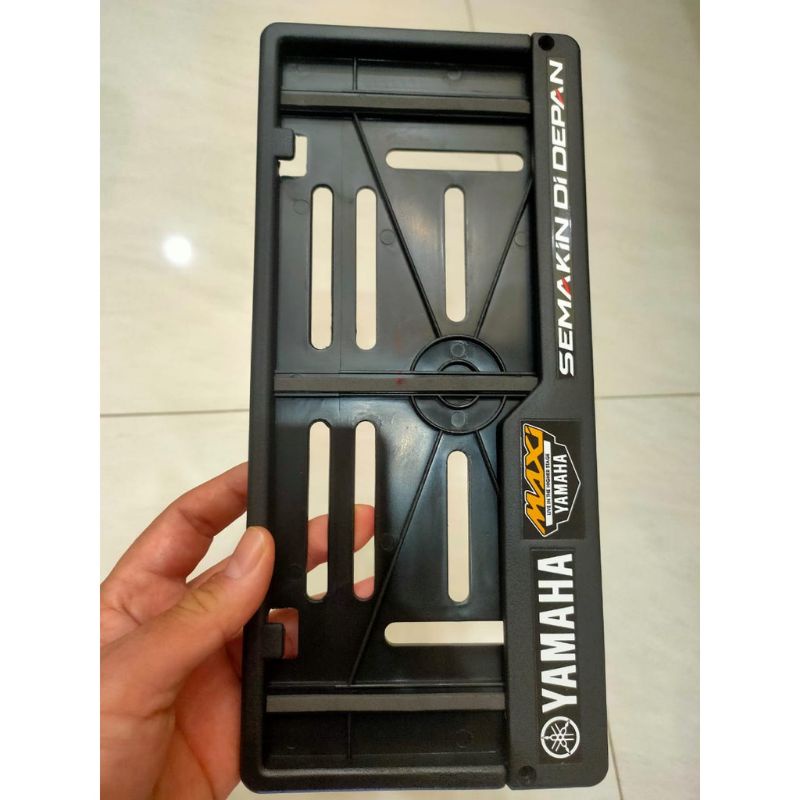 Cover Plat Nomor Motor Yamaha MAXI NMax Aerox XMax Lexi Vixion - Dudukan Plat Motor Yamaha Universal