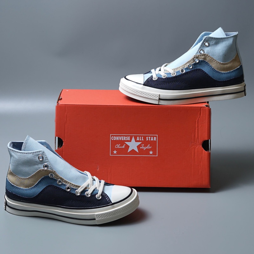 CONVERSE CHUCK TAYLOR 70's HI NATIONAL CHAMBRAY BLUE ORIGINAL 100%