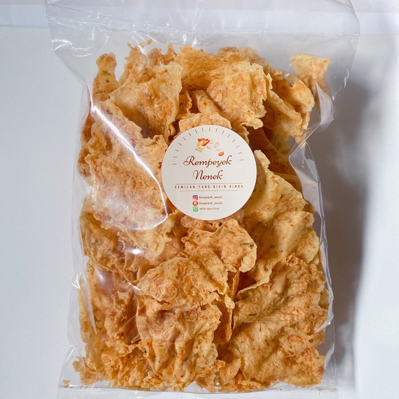 

Rempeyek Kacang/Rebon Ukuran Toples 5 Liter Khas Medan