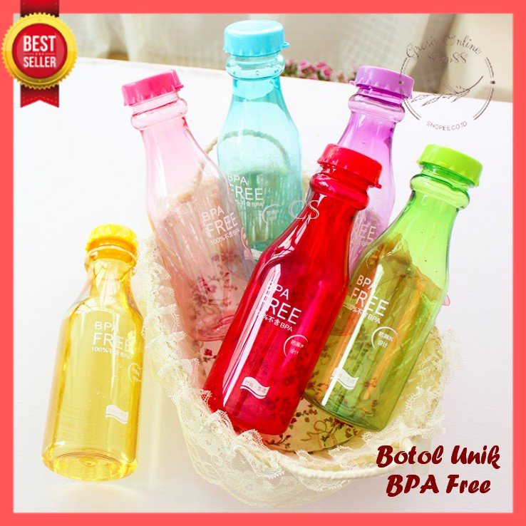 [GOS] - E303- Botol Minum BPA FREE Anti Tumpah - Botol Minum BPA / Botol  Minum Unik 550ML