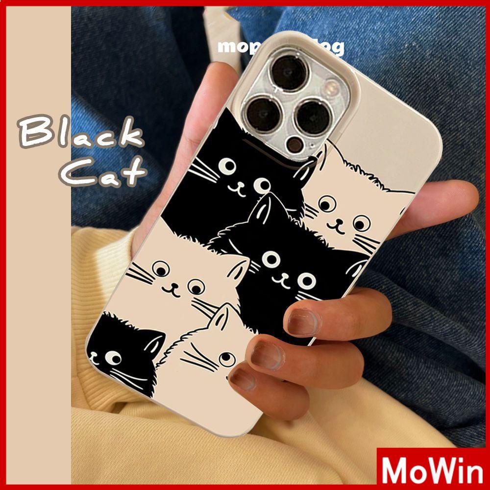 For iPhone 14 Pro max iPhone Case Dray Khaki TPU Soft Case Candy Case Shockproof Protection Camera Cute Cat Compatible For iPhone 13 Pro max 12 Pro Max 11 Pro max xr xs 7Plus 7 8