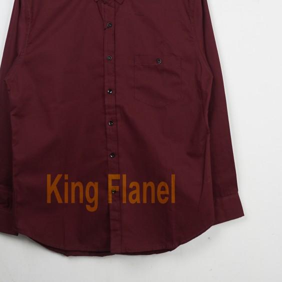 KEMEJA PRIA POLOS SOFT BLUE SLIM FIT / BAJU KERJA COWOK / HEM PRIA - Biru Muda, M