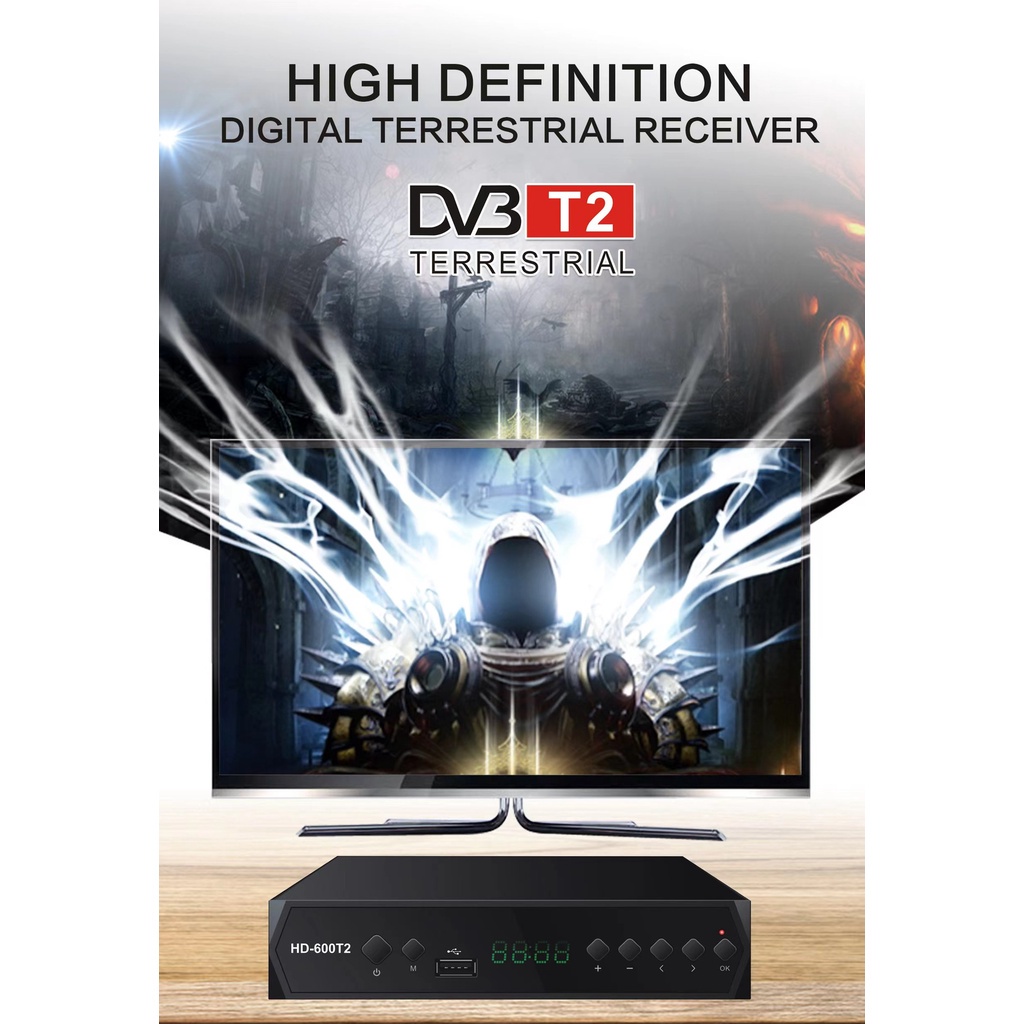 Set Top Box Tv Digital DVB T2 / TV DIGITAL DVB T2 SET TOP BOX WIFI STB Antena SUPER HD+hdmi +wifi+rca/ STB Receiver TV Digita