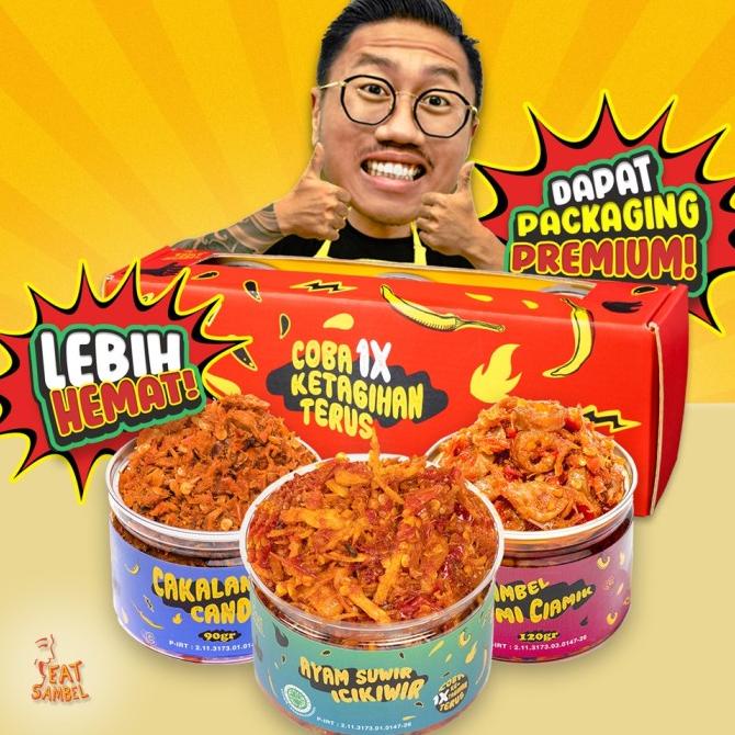 

Paket Eatsambel Favorit Mas Yangun Isi 3 Varian Rasa