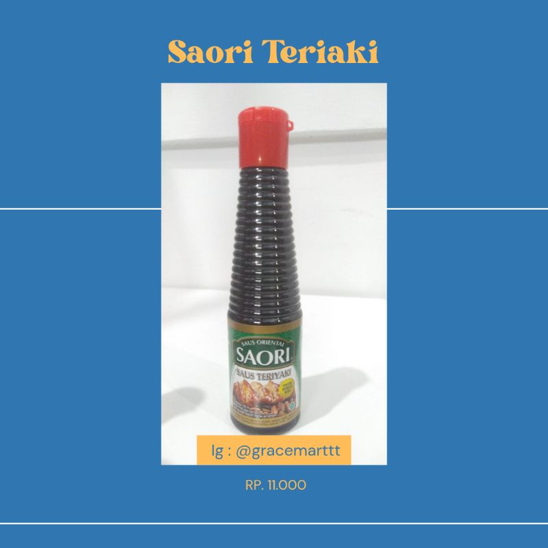 

SAORI SAUS TERIAKI 135 ML