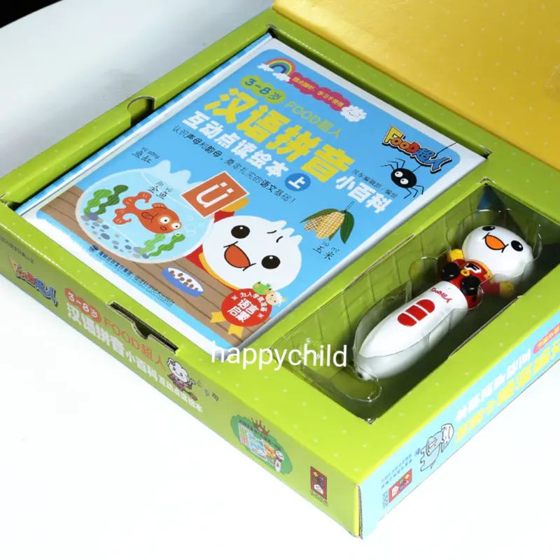 Original mandarin smart pen talking pen 2 books gift set kado buku impor happychild