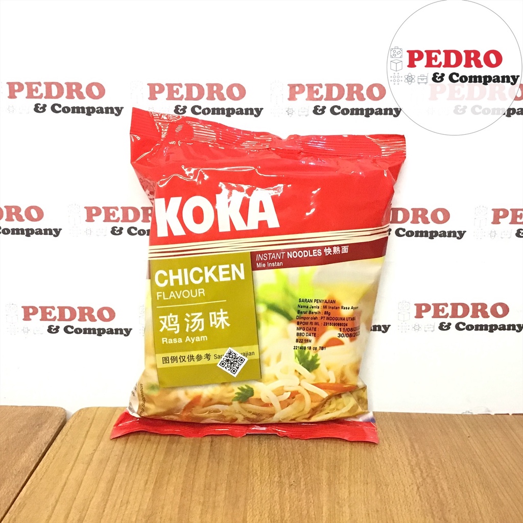 

Koka instant noodle CHICKEN flavor 85 gram - mie rasa ayam