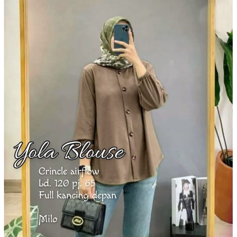 YOLA BLOUSE WANITA TERBARU