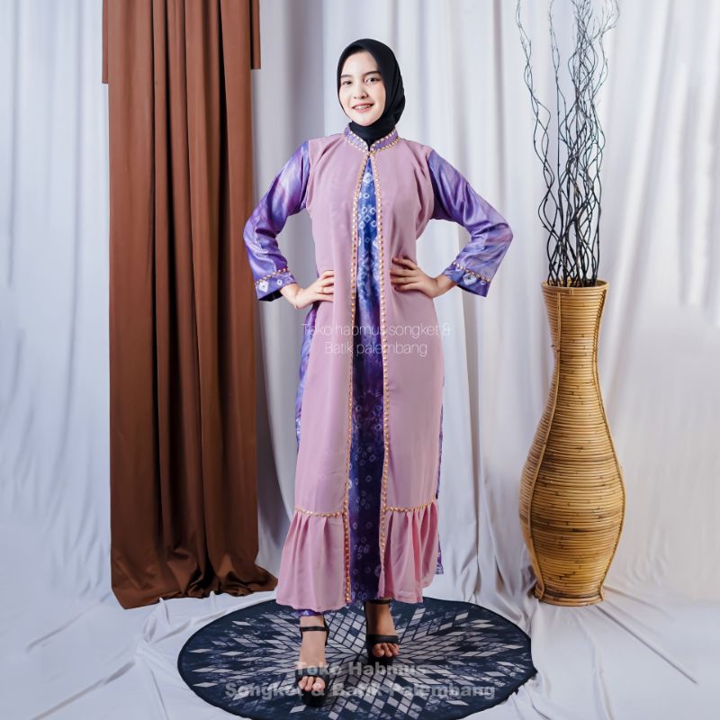 GAMIS JUMPUTAN PALEMBANG ASLI SUTRA SILK MIX SIFON