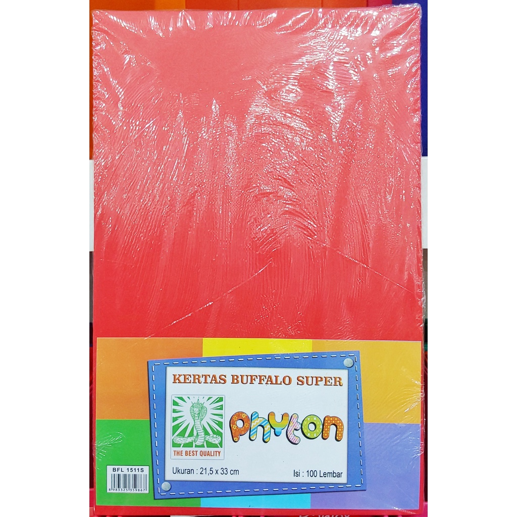

(PAK) KERTAS BUFALLO POLOS PHYTON MERAH TUA / KERTAS BUFALLO