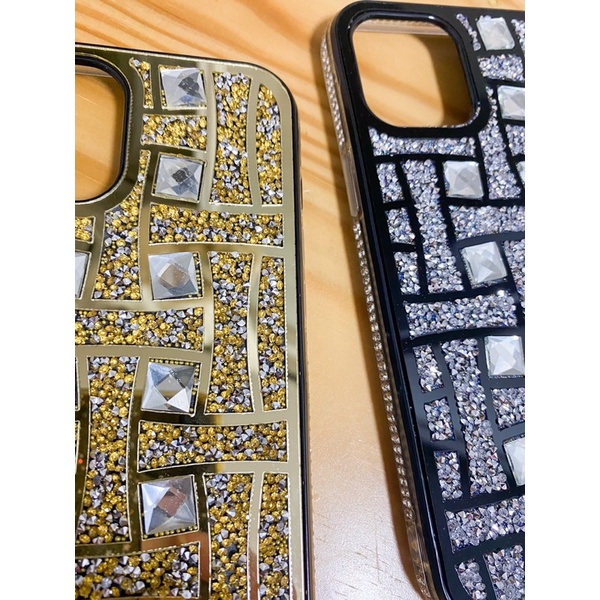 Murah casing blonk diamon for iphone 12 pro max , biru magnet iphone 14