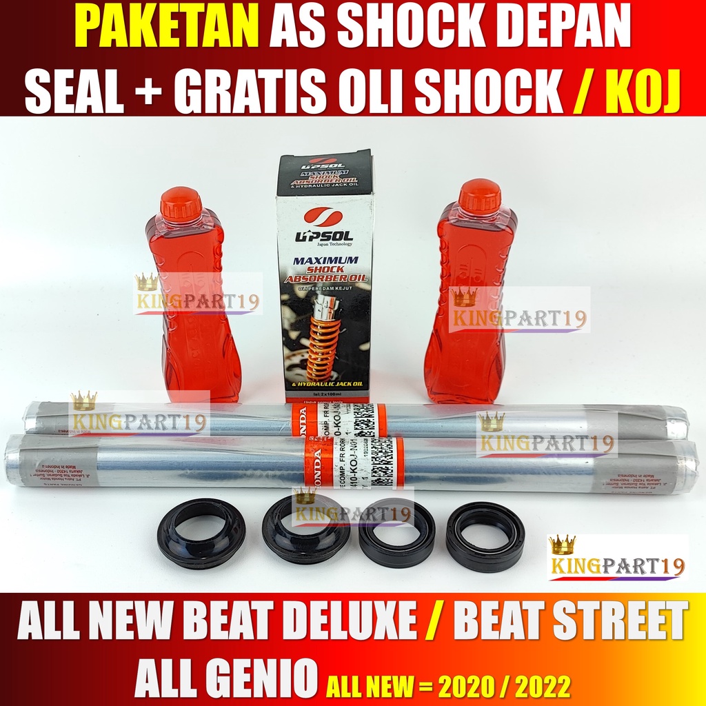 PAKET AS SHOCK DEPAN HALU DEPAN BEAT NEW LED DELUXE BEAT STREET NEW 2020 2021 2022 2023 ALL GENIO AS SHOCK DEPAN KOJ K0J