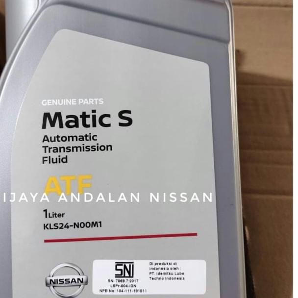 Oli Transmisi Matic S untuk Nissan March ORIGINAL