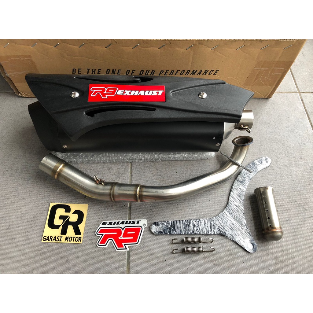 knalpot r9 misano honda beat fi street new 2020 scoopy genio