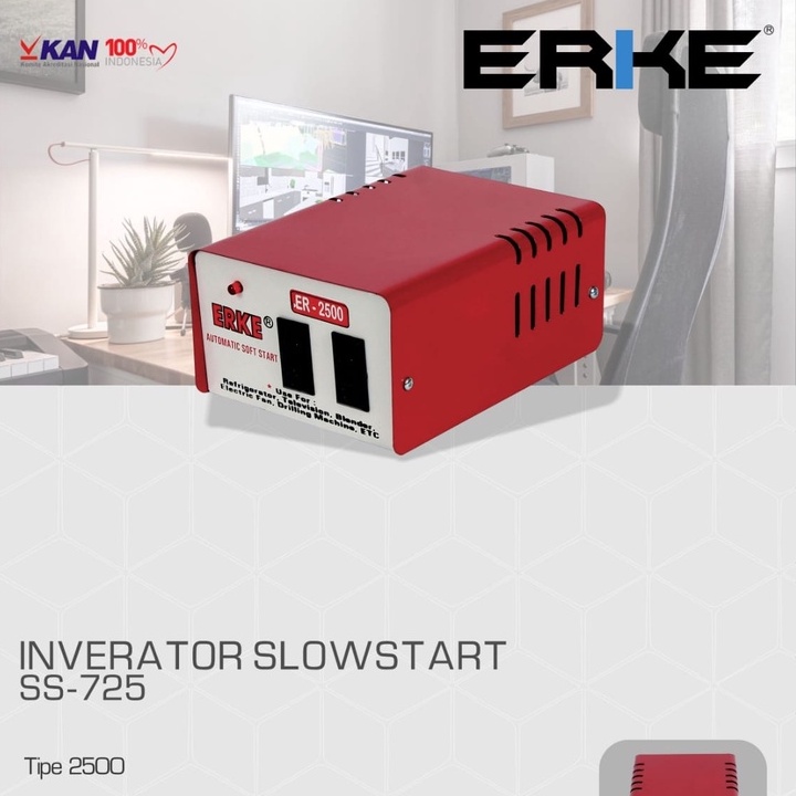 Inverator Slowstart Erke SS 725 2500 Watt