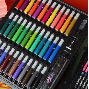 

Super Mega Art Set Anak 150pcs Spidol Crayon / Set Menggambar
