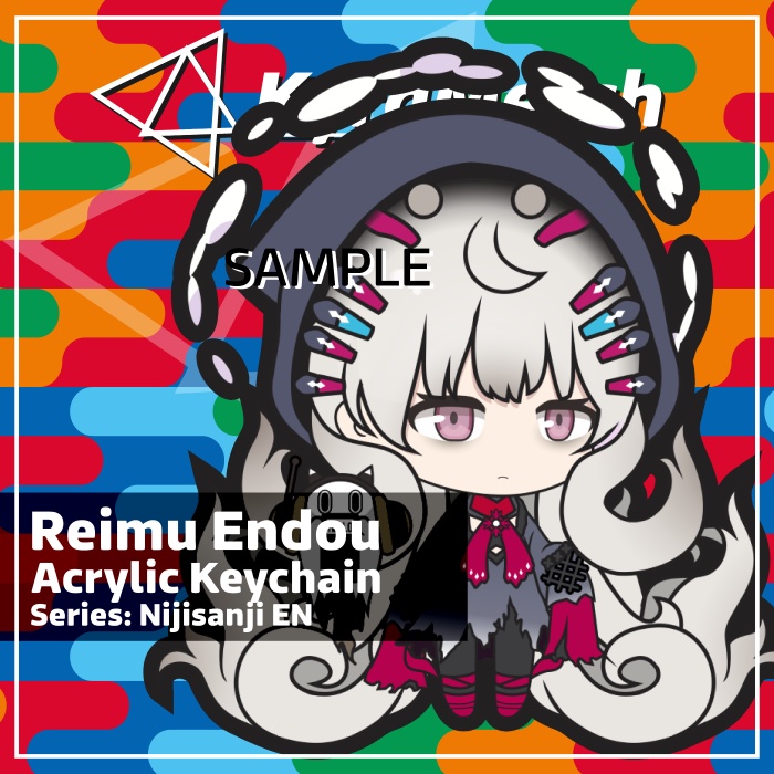 Keychain Nijisanji English Reimu Endou
 | KyraMerch Anime Fanmerch Dealer