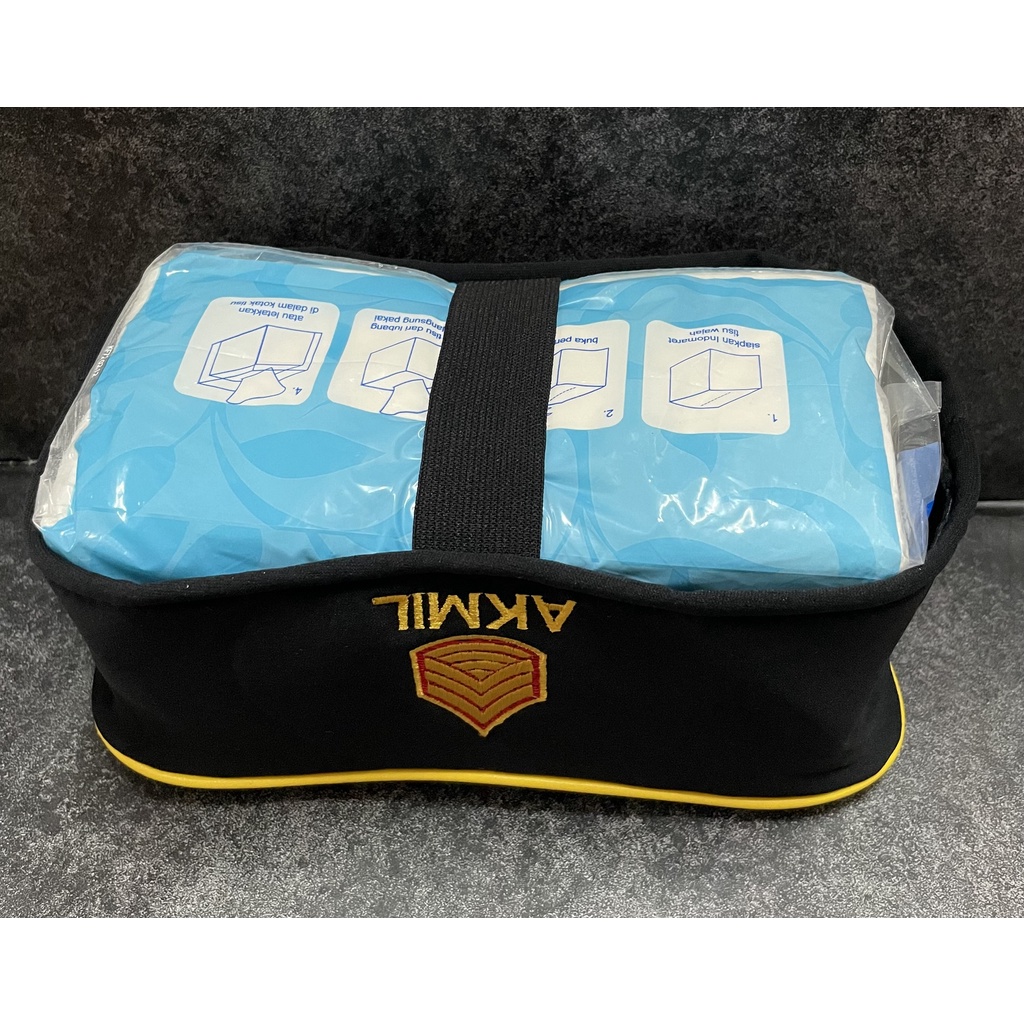 Kotak Tissue Akmil (Hitam) - Tempat Tissue Mobil - Tissue Box Akmil