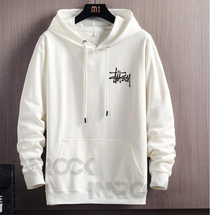 New Stock TERMURAH  COD Jaket Sweater Hoodie Pria Distro stussy Original Big Size Jumbo M - XXL