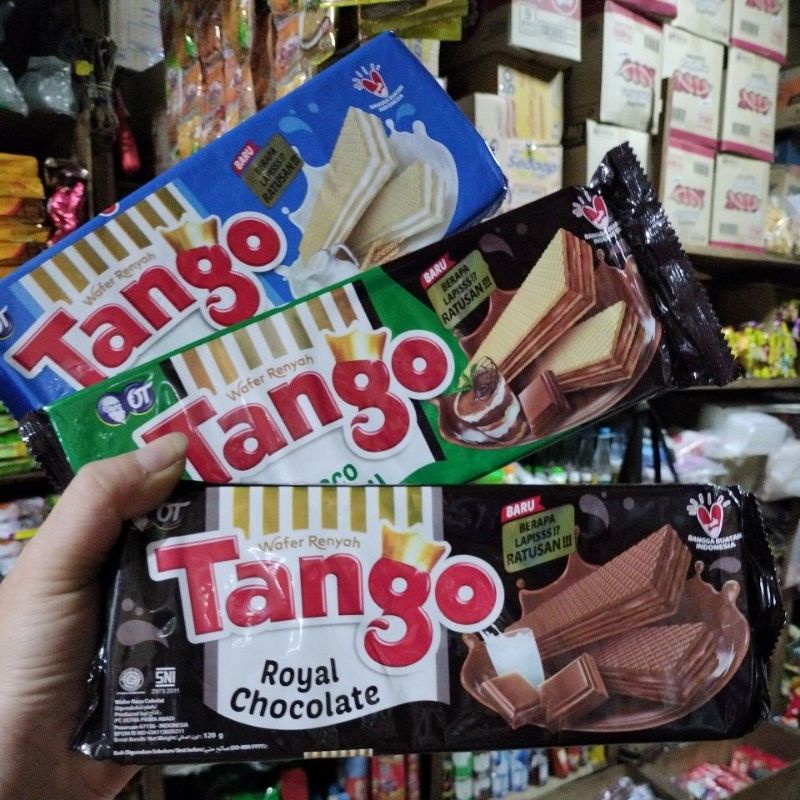 

tango wafer renyah berat bersih 120gram