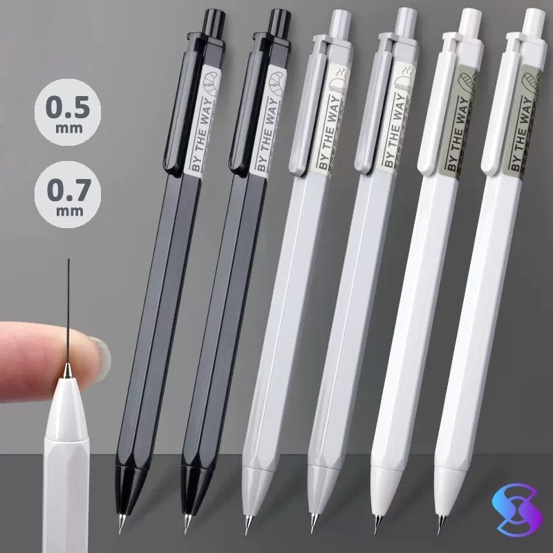 

Propelling Pencil Pensil Mekanik Cetek Tip 0.5 、0.7mm Dilengkapi Klip-Suning Mall