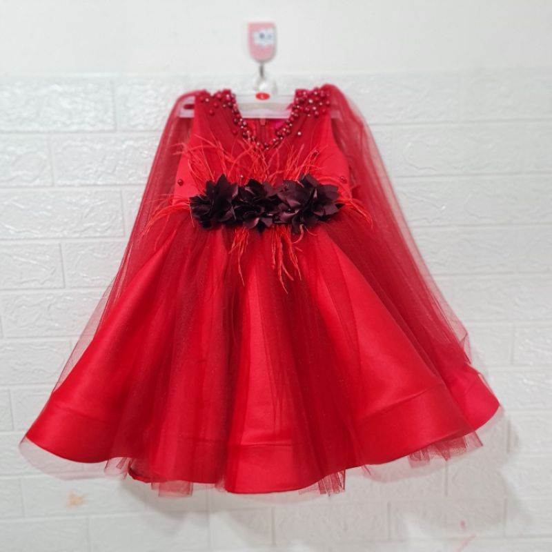 dress anak merah dress natal gaun natal gaun anak pesta