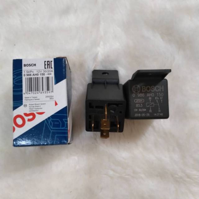 Relay Bosch 5Kaki 12V 87A