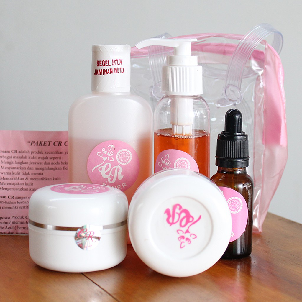 Paket Cream CR Pink 5 in 1 - Cream Pemutih Original