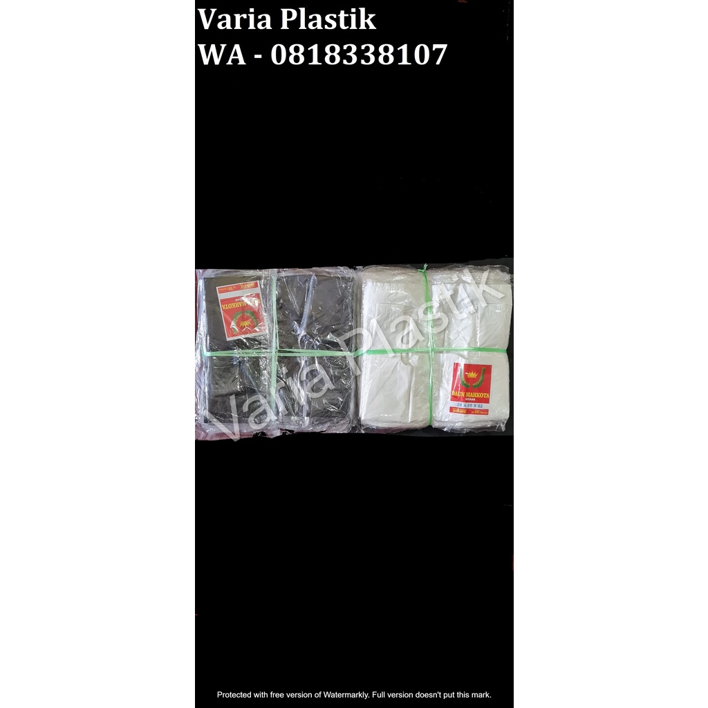 Kantong Plastik Kresek 28 Tebal 0.2