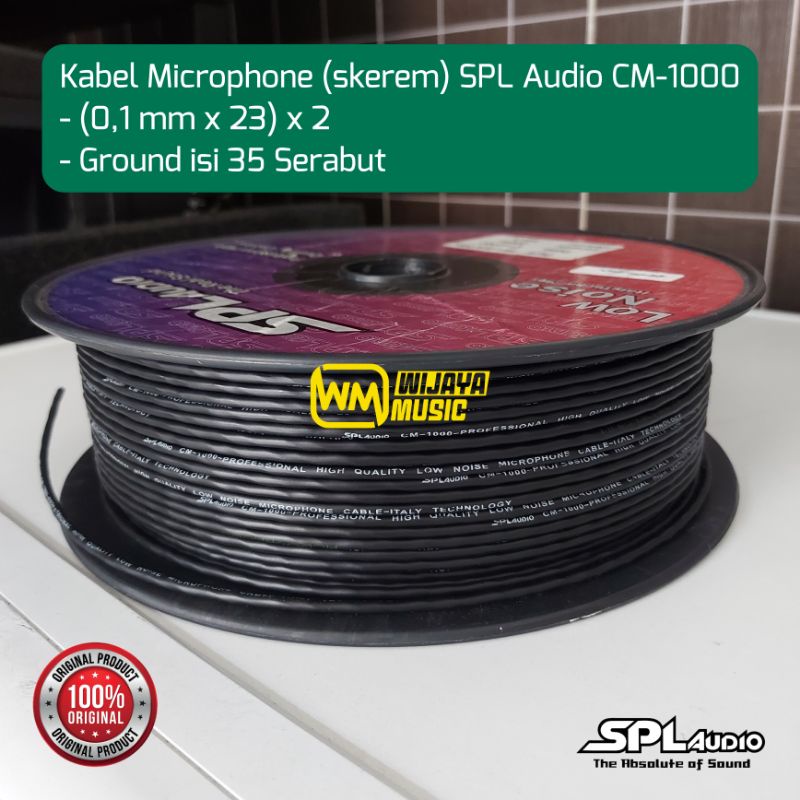 Jual Kabel Microphone (skerem) SPL Audio CM1000 Panjang 10 Meter Harga