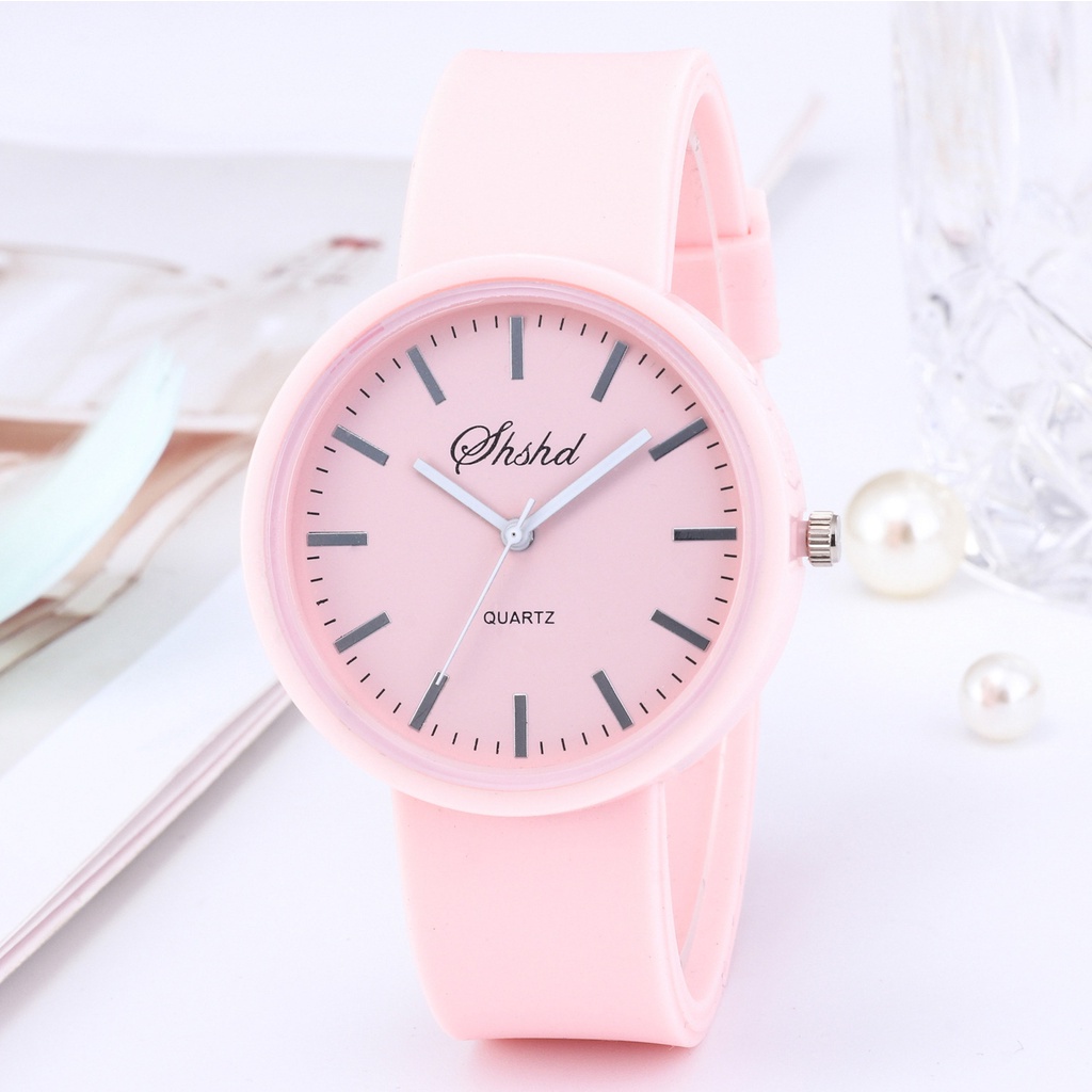 OVERFLOWS.ID JAM TANGAN JAM TANGAN WANITA ANALOG SILICOKON CANDY / JAM TANGAN FASHION PASTEL WANITA SHSHD IMPORT WATCH MURAH