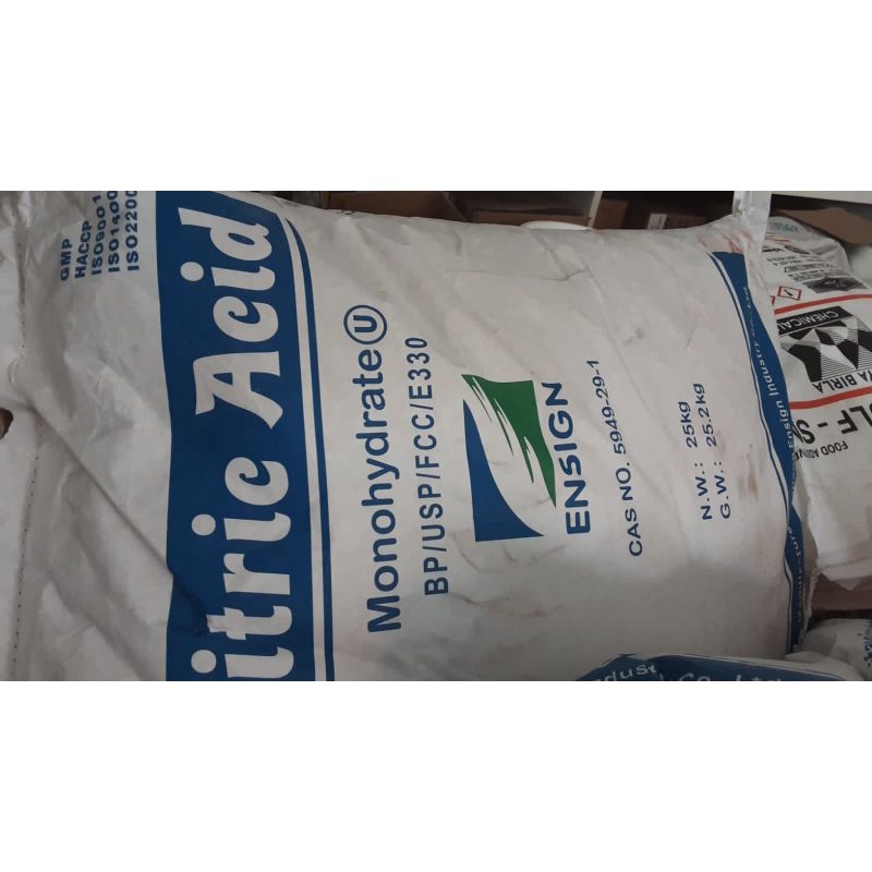 

Citric Acid/Citrun 25kg