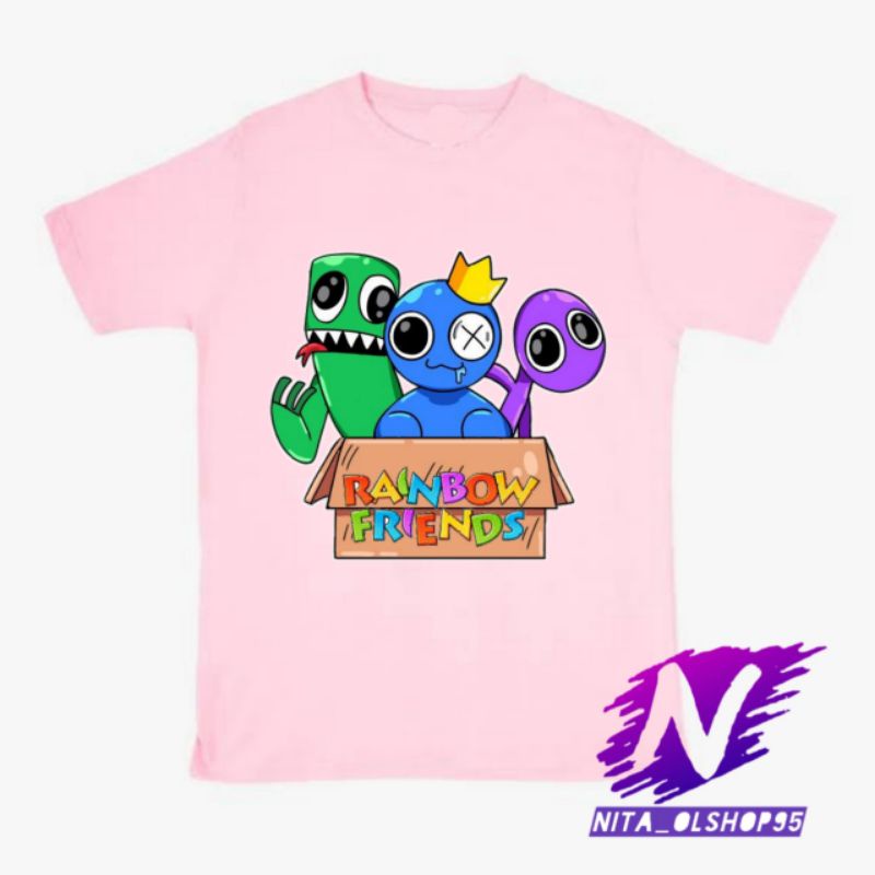 baju anak rainbow friends kaos anak rainbow friends baju rainbow friends game Roblox terbaru