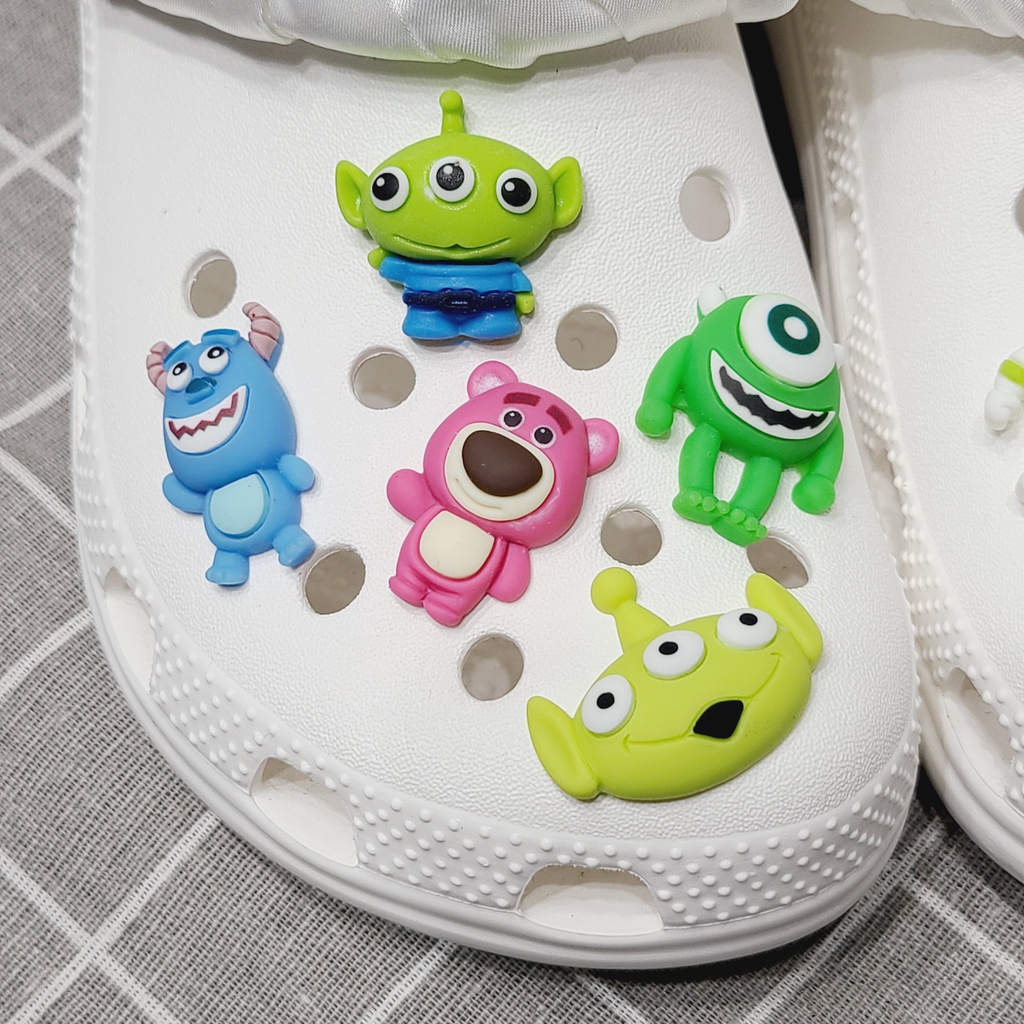 10pcs Aksesoris Sepatu Crocs Jibbitz DIY Seri Toy Story Jibbitz