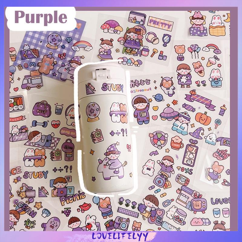 

20PCS/Set Stiker Motif Kartun Korea Lucu Anti Air Dekorasi pola kecil Handbook Scrapbook DIY -LOY