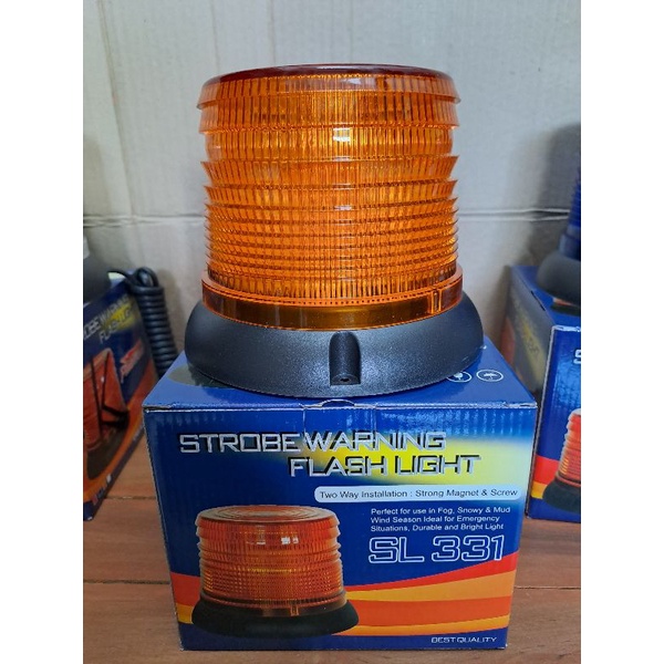 LAMPU STOBO LED TEMPEL MAGNET 12-24 VOLT