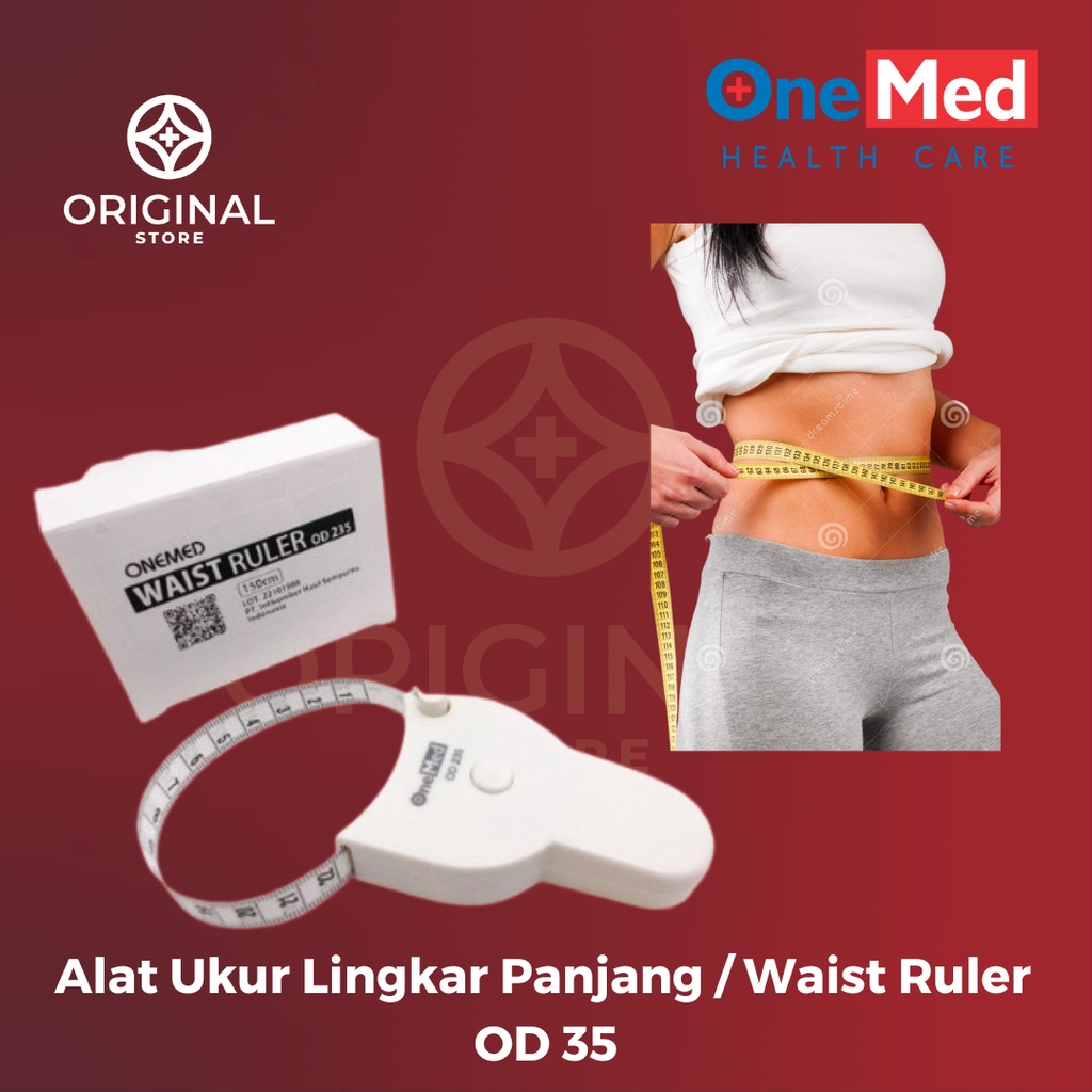 Waist Ruler OD 235 Alat Ukur Lingkar Pinggang Lengan Dada Perut Onemed