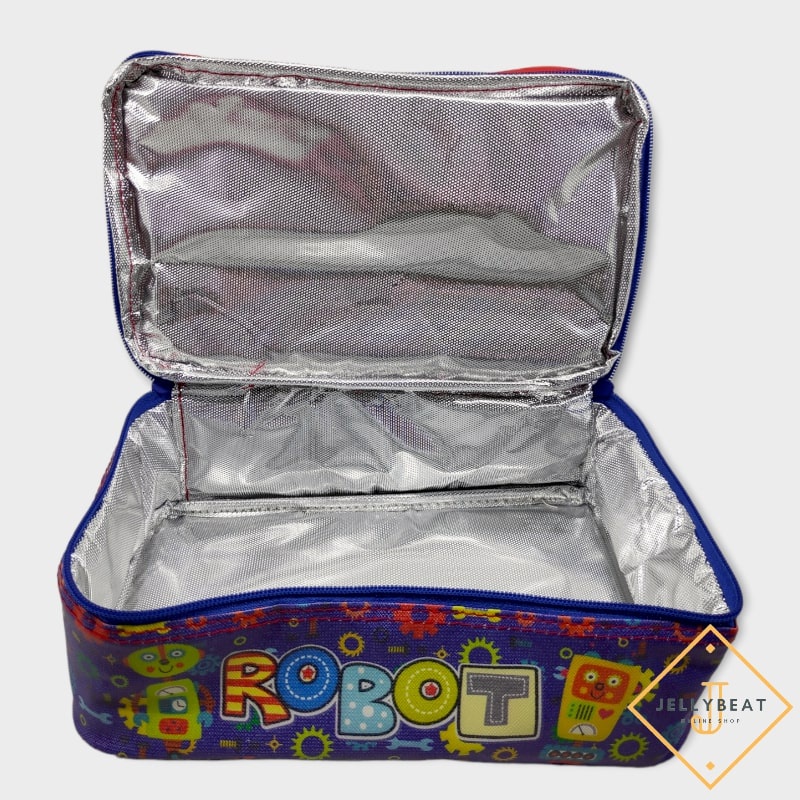 Tas Susun MOTIF SMIGGLE ROBOT /Tas Slempang Smiggle /Lunch Bag Susun