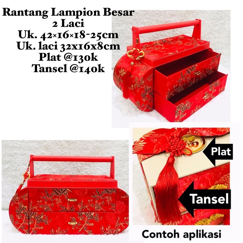 

Rantang Lampion Besar 2 Laci - CNY 2022