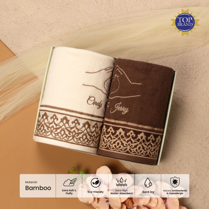 7Sa80 Howel And Co - Carol (Couple Towel) [Handuk]